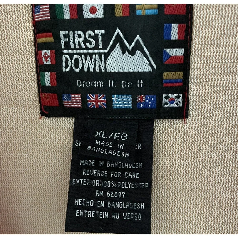 First‎ Down Red Sleeveless Vest 100% Polyester